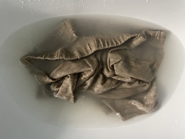 Washing hemp underwear